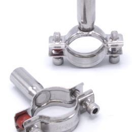 Collier support non isolé acier inox DIN 1.4301_38-40 mm