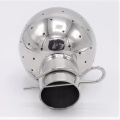 Boule de nettoyage fixe, à goupilles, inox 23/25,5 mm, diamètre boule 52 mm, trous 1,3 mm