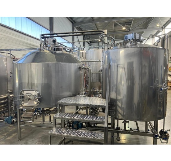 3 vessel brewing house for Brasserie la Barbaude