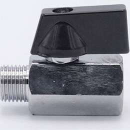 Robinet à tournant sphérique MINI BRASS à débit réduit, monobloc, fileté | 1/4”