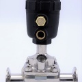 Vannes à membrane à commande pneumatique, clamp type C-C