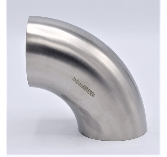 Coudes, à souder 90° DN65 (70x2mm) inox