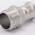 Adaptateur de pressage/filetage externe, inox 18 mm_3/4", raccords a sertir
