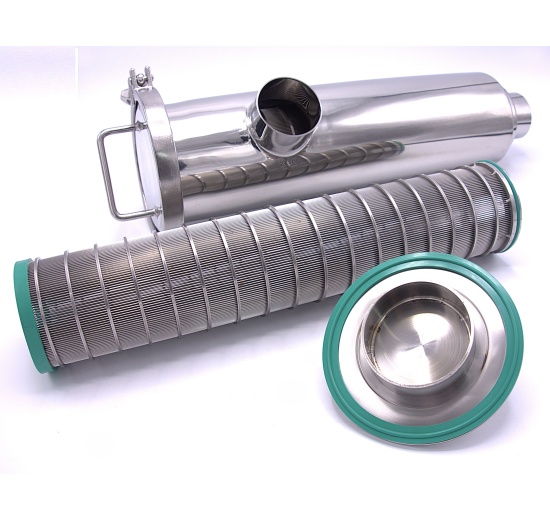 Couvercle de remplacement pour filtre d'angle tubulaire DN50, FKM
