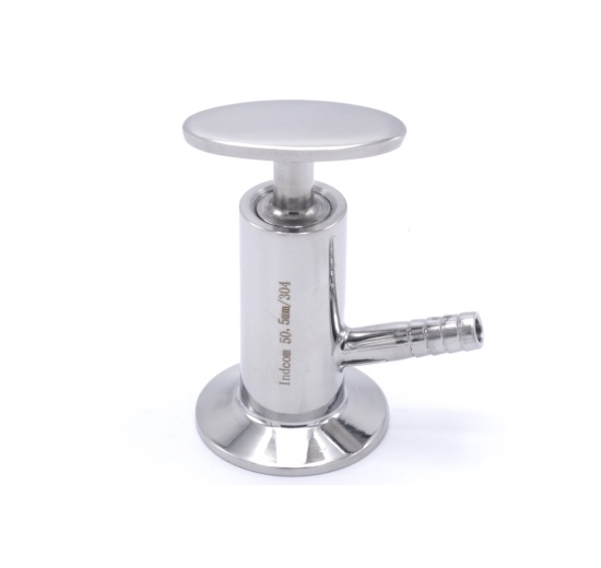 Vanne d'échantillonnage en acier inoxydable, connexion CLAMP | DN25