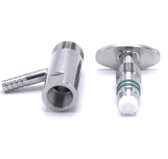Vanne d'échantillonnage en inox, Clamp type | 3/4"