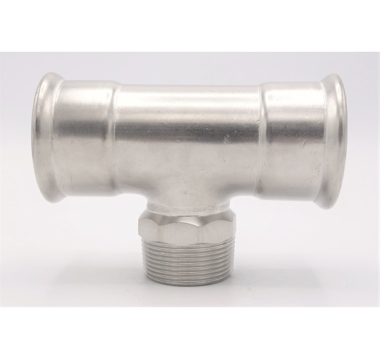 Pièce en T, pressage, F/M (filetage extérieur)/F | 54_1 1/2"_54