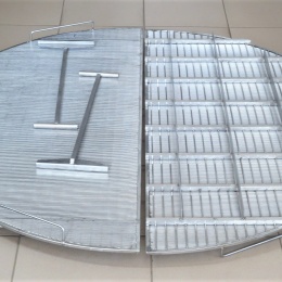 Tamis à fentes en acier inoxydable pour la filtration