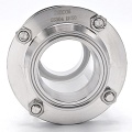 Sanitaire verre de viséur droit, inox, Clamp C-C, court | DN50 (collier 64mm)