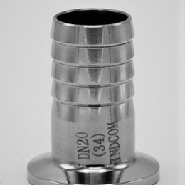 CLAMP adaptateur à tuyau court | DN20, collier CLAMP 34 mm (K34)