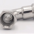 Coude 90°, à pression, F/filetage intérieur 18 mm_3/4"