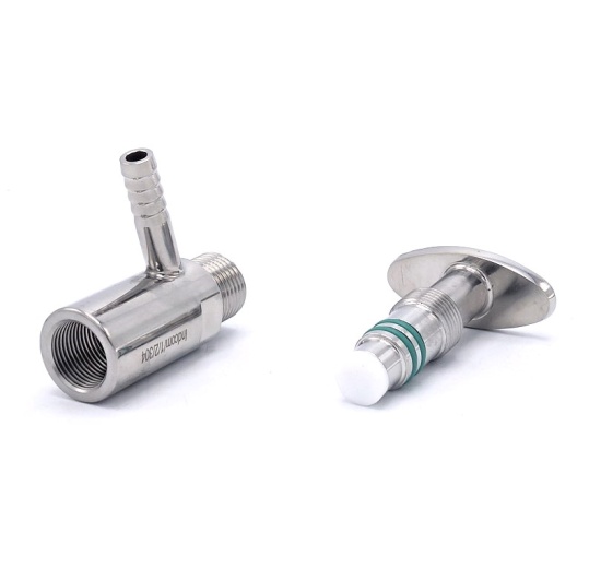 Vanne d'échantillonnage en inox, Clamp type | 1/2"
