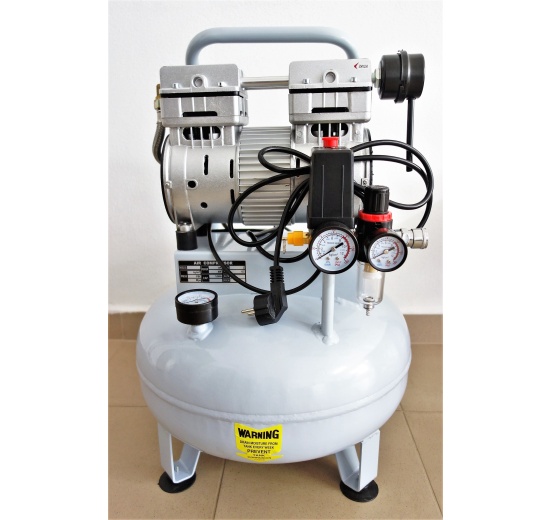 compresseur sans huile, réservoir d'air 20 l, débit 100 l/min