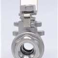 Kulový kohout s plným průtokem, dvoudílný 1/4”, nerez