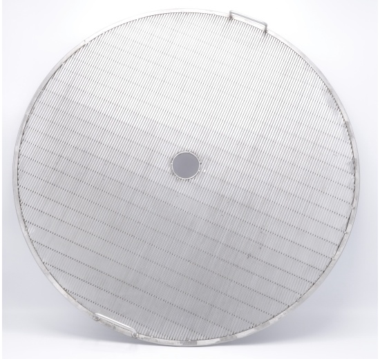 Tamis à fentes pour filtration ouverte du moût dans la salle de brassage