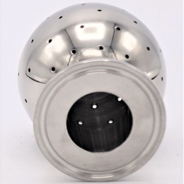 Boule de nettoyage fixe, connexion CLAMP DN25_1.7m
