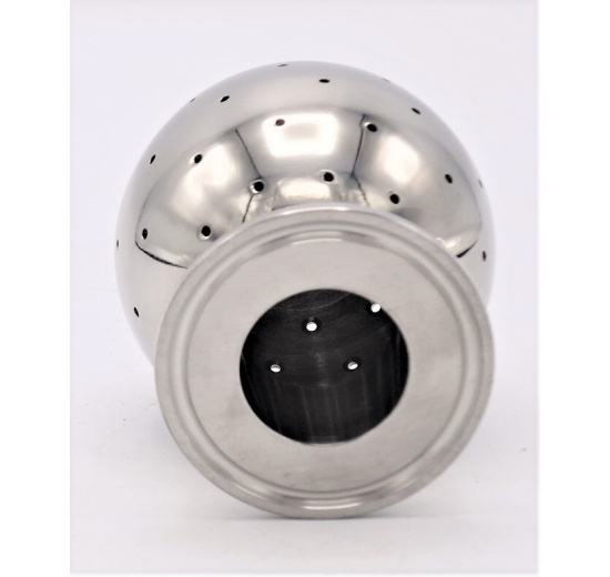 Boule de nettoyage fixe, connexion CLAMP DN25_1.7m