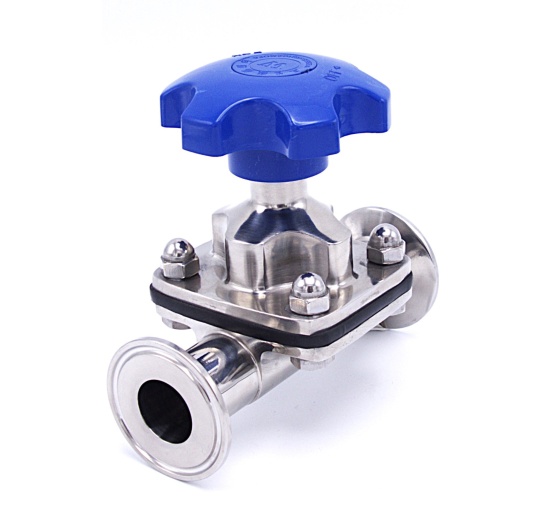 Vanne à membrane, manuelle, Clamp type C-C | DN25