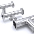 Tri CLAMP equal tees industrie des boissons Joint sanitaire en acier inoxydable 304