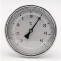 Celonerezový bimetalový teploměr s ponorným dříkem, závitový (1/2”), -30/50℃, 150 mm