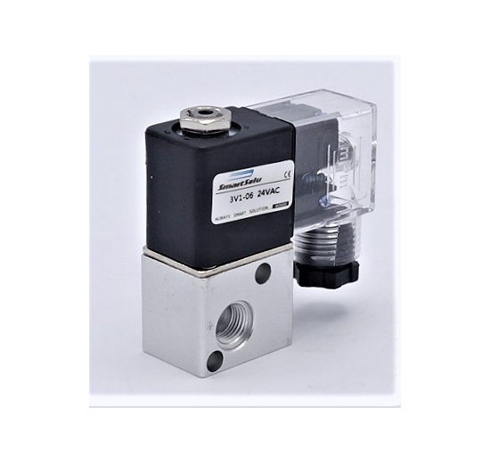Elektromagnetický rozvaděč 3/2, G 1/8", AC24V