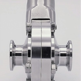 sanitaire inox CLAMP vanne papillon DN 20