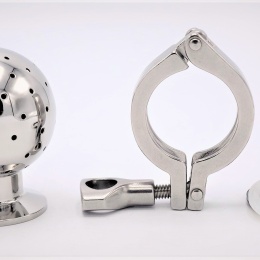 Boule de nettoyage fixe, connexion CLAMP