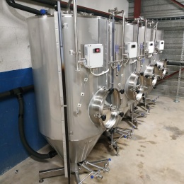 cuves de fermentation de brasserie
