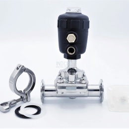 Vanne pneumatique, membrane, Clamp type C-C