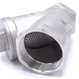 Filtre à tamis en Y inox, fileté - Accessoires industriels sanitaire en acier inoxydable AISI304