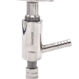 Vanne d'échantillonnage en inox, Clamp type | 1/4"