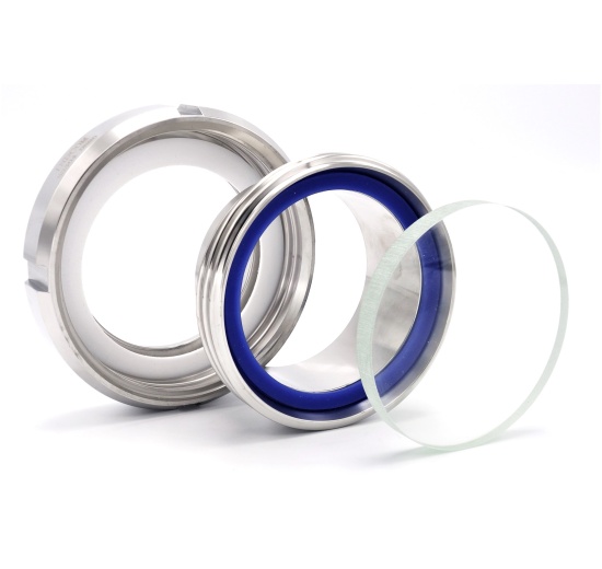 Indicateur de circulation en inox, raccordement à souder, (pour cuves)