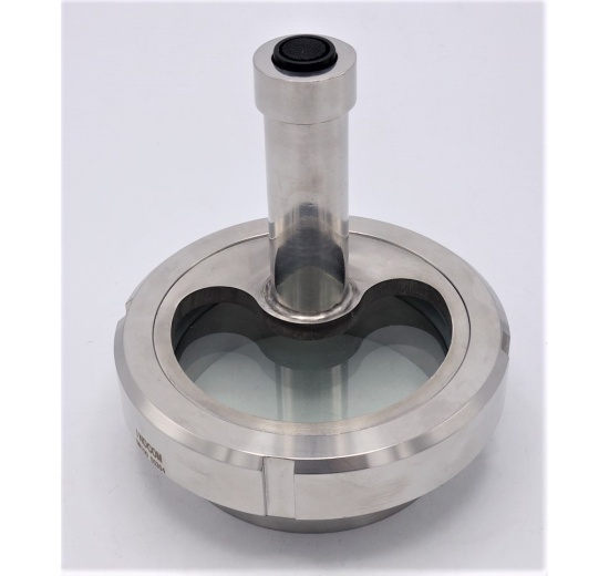 Průhledítko maticové s osvětlením LED, navařovací, DN100