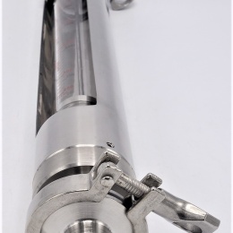Rotamètre en acier inoxydable, clamp DN25, 250~2500 litre/heure