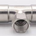 Pièce en T, pressée, F/F(filetage intérieur)/F 35_3/4"_35