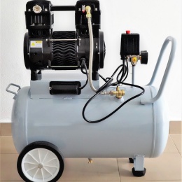 compresseur sans huile, réservoir d'air 50 l, débit 200 l/min