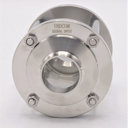 Indicateur de circulation droit, à souder S-S, type B | DN32