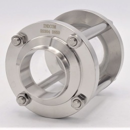 Indicateur de circulation en verre borosilicate et acier inox