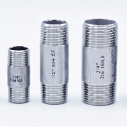 Mamelon tube mâle, inox type 310 | 1/8"
