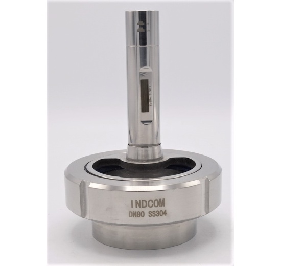 Indicateur de circulation en inox, raccordement à souder, avec éclairage, (pour cuves)