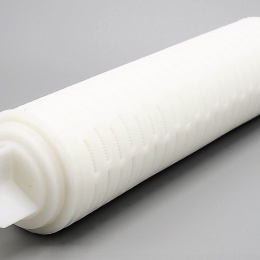 Cartouche plissée pour la micro-filtration