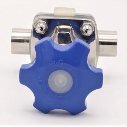 Vanne à membrane, type de soudage S-S, Silicone | DN20