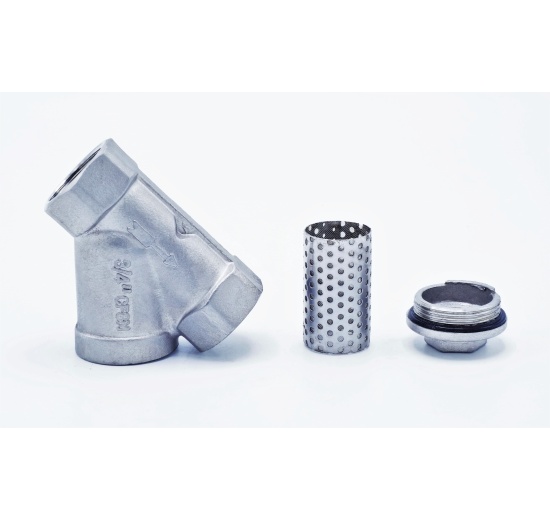 Les components du filtre à tamis en Y 3/4” DN20
