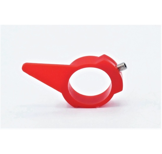 plastový mechanický indikátor, barva červená