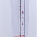 Plováčkový průtokoměr /rotametr/ DN50, 1.6~16 m3/hod, připojení vnitřní závit DN40 (1 1/2")