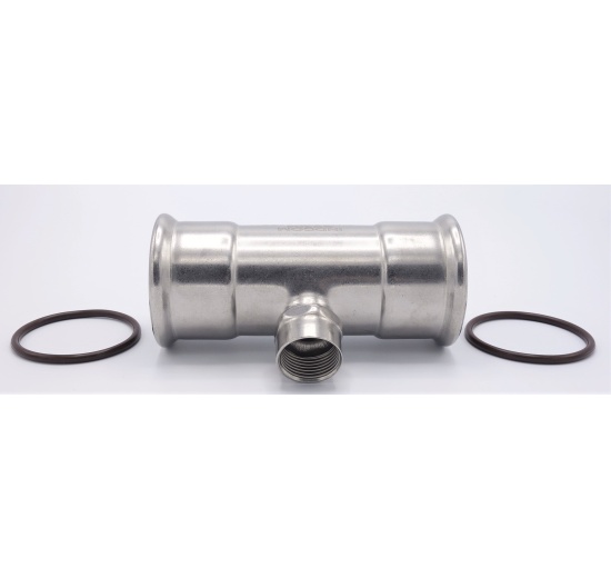Pièce en T, pressage, F/F(filetage intérieur)/F 54_3/4"_54
