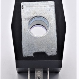 Nerezový elektromagnetický ventil 2/2, G 1/2", AC24V, NC, nepřímo řízený