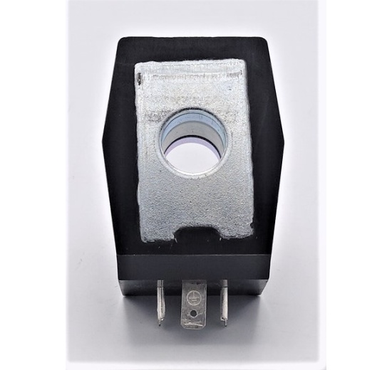 Nerezový elektromagnetický ventil 2/2, G 1/2", AC24V, NC, nepřímo řízený