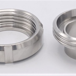 Col fileté soudé DIN 11851 DN32 acier inoxydable