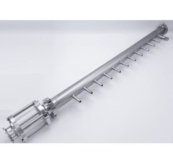 plnění s CLAMP koncovkami